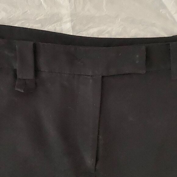 Larry Levine Y2K Black Dressy Wide Leg Capris SZ 14 NEW - Picture 7 of 11